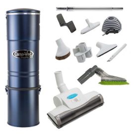 Cana-Vac LS-590 Central Vacuum with LS Rug and Floor Combo